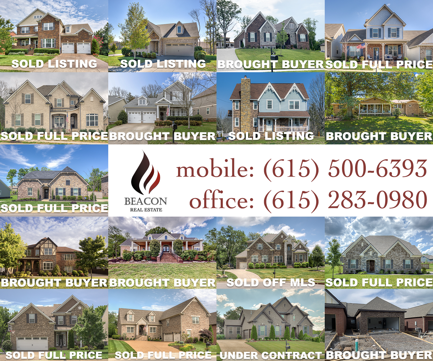 Flint Adam - Nolensville 2020 Home Sales Through August